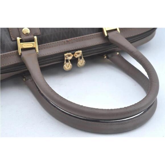 Vintage Valentino Dome Chevron PVC Leather Boston Bag (VAXX099) - Picture 3 of 12